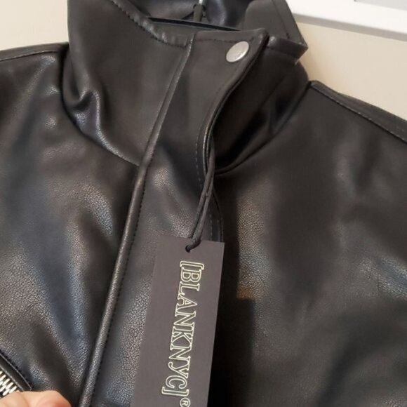 NWT BLANKNYC Full Zip Moto Jacket sz XS - Picture 6 of 11